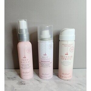 Drybar Travel Size Styling Set – Prep Rally, Hot Toddy, & Seltzer Spritz - New